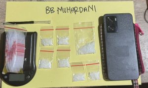 Barang Bukti Terduga Pelaku Penyalahgunaan Narkotika